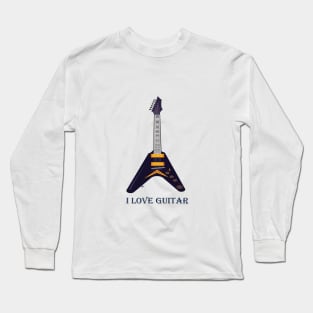 Amazing Electric Guitar Music for Guitar lovers Long Sleeve T-Shirt